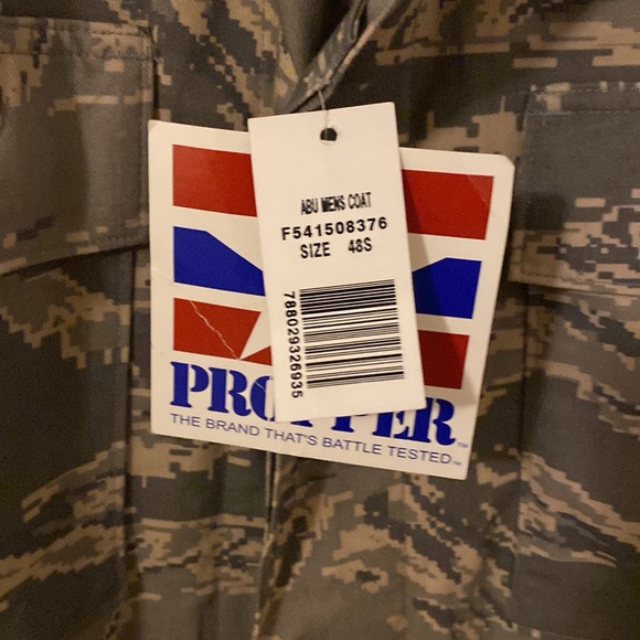 Propper ABU Mens Tactical Military Coat Tiger Digital Camo 48S XL - Picture 3 of 16